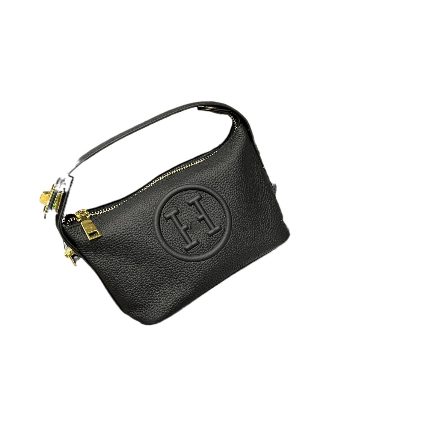Women's Lunch Box Word Genuine Leather Portable Large Crossbody Bags