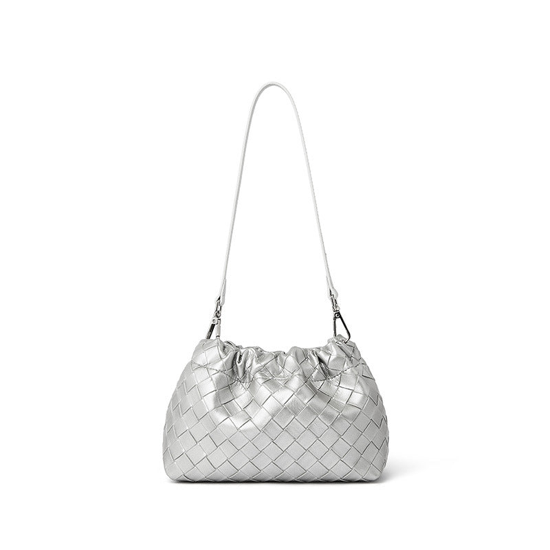 Women's Woven Cloud High-grade Pleated Chain Niche Shoulder Bags