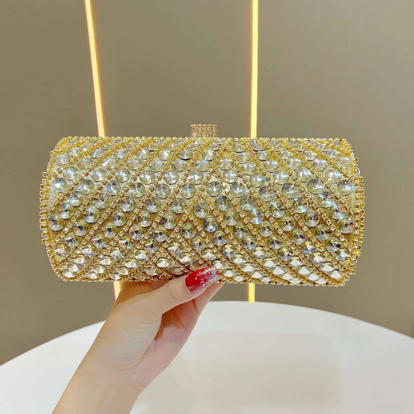 Women's Dinner Clutch High Sense Diamond Decorations Handbags