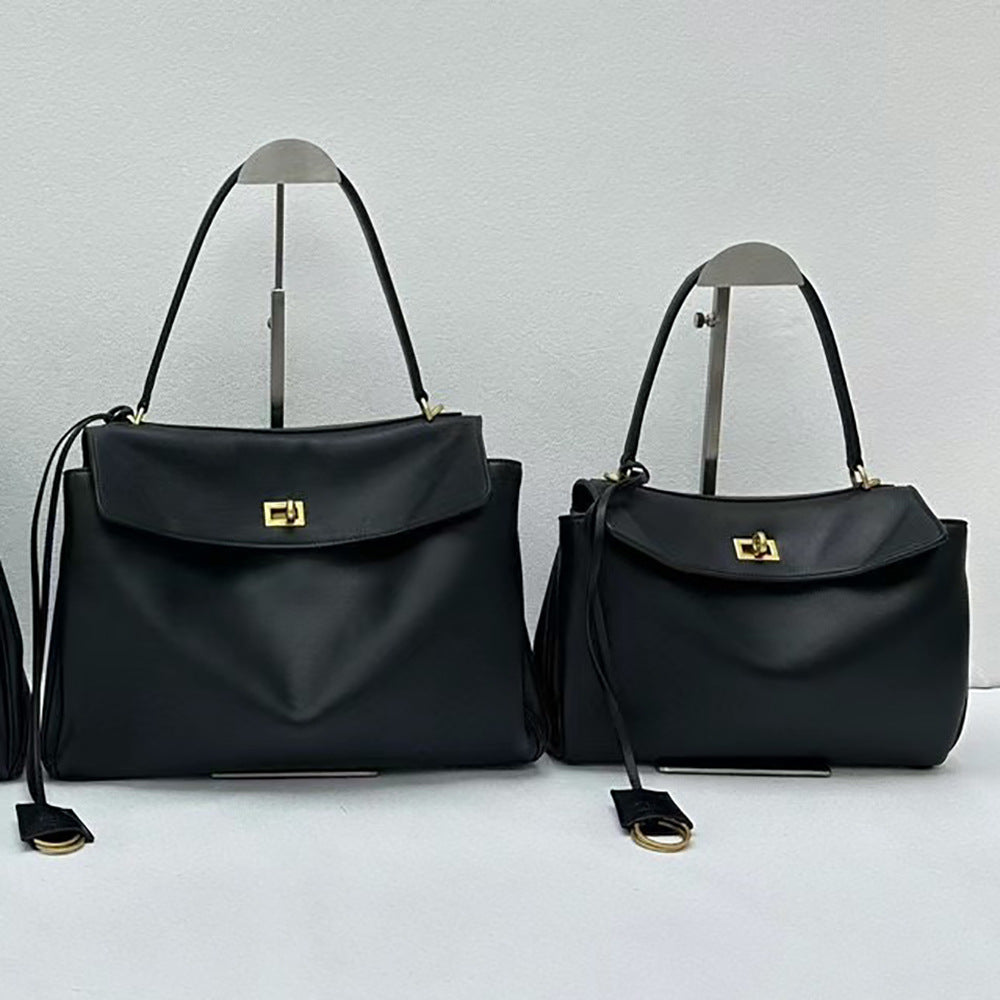 Women's Genuine Leather High-grade Underarm Commuter Kelly Shoulder Bags