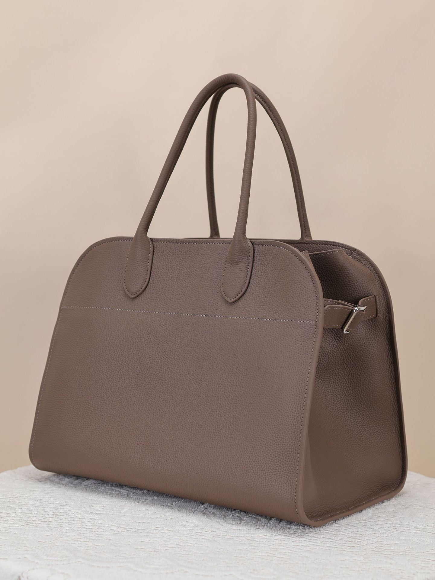 Women's Pattern Top Layer Cowhide Large Capacity Handbags