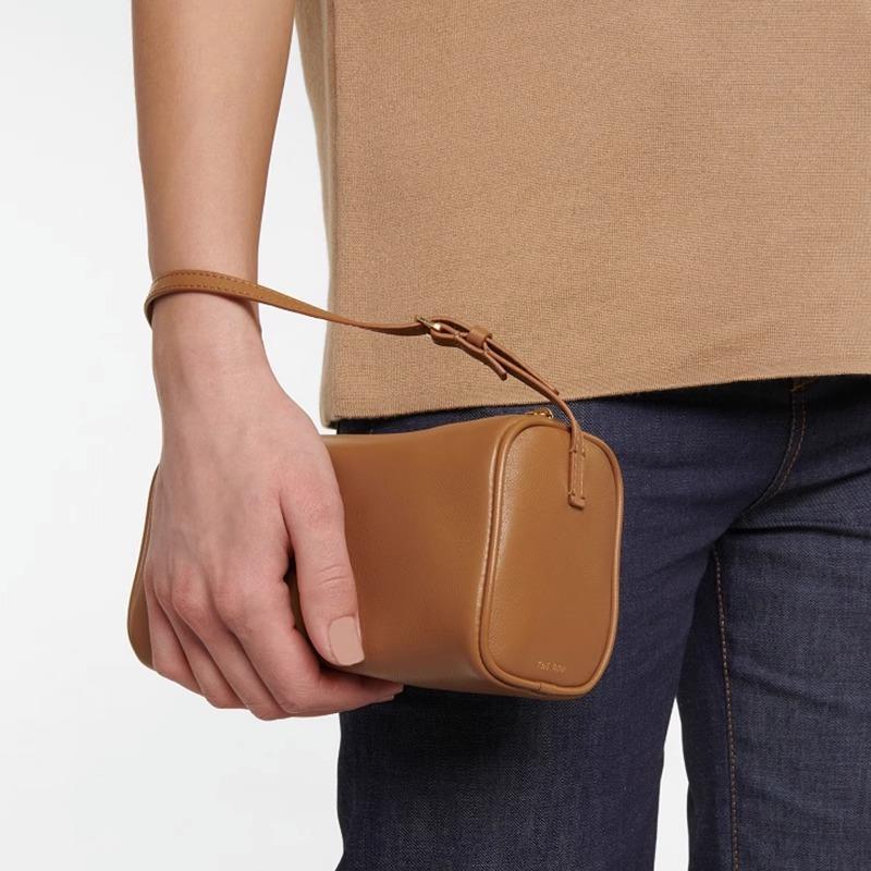 Women's Box Retro Simple Cowhide Pen Mini Bags