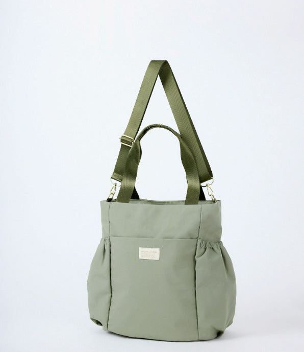 Women's Style Waterproof Lightweight Nylon Fresh Color Shoulder Bags