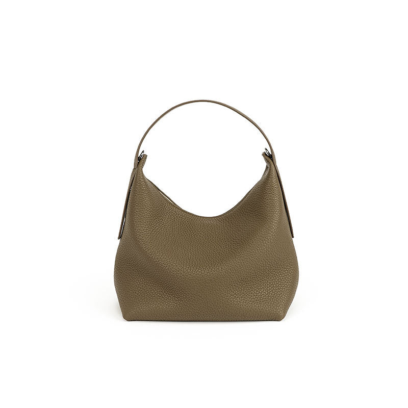 Women's Korean Style Litchi Leather Fashion Genuine Crossbody Bags