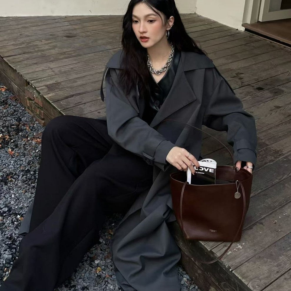 Women's Vegetable Basket Large Capacity Minimalist Lazy Tote Bags