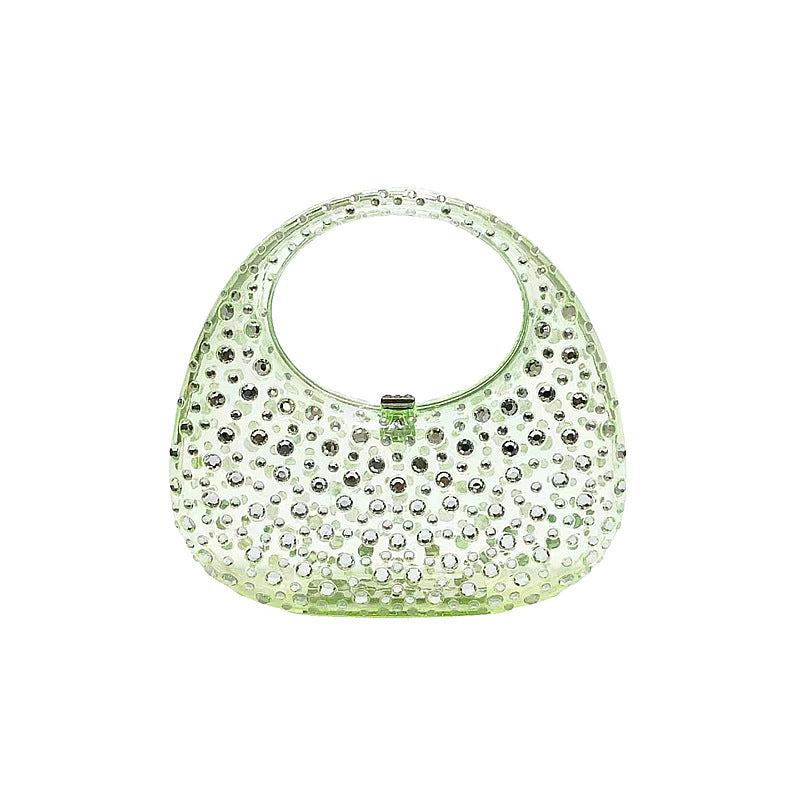 Transparent Acrylic Goose Egg Box Dinner Handbags