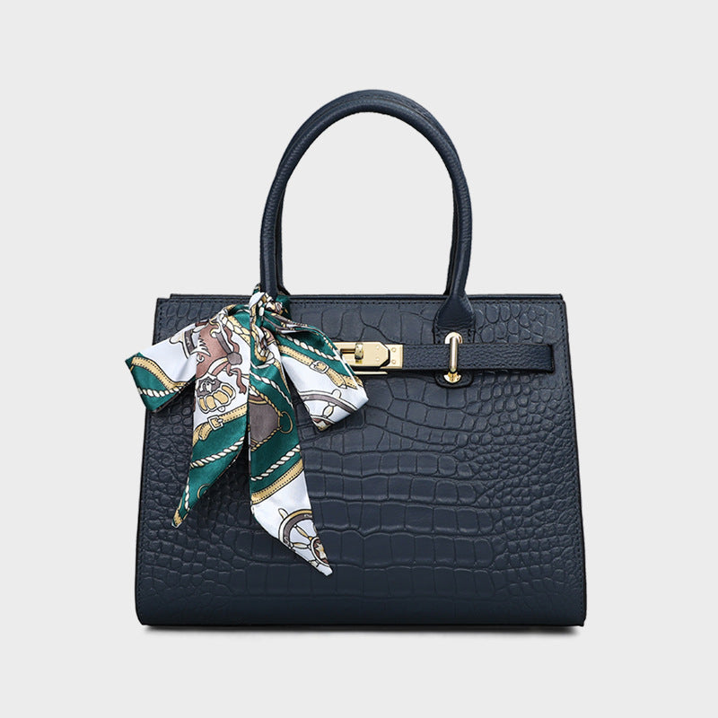 Women's Summer High-grade Large Capacity Genuine Leather Handbags