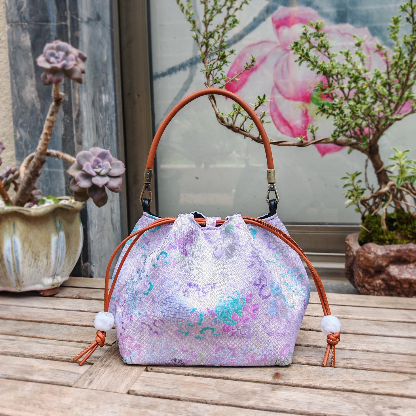 Brocade With Han Clothing Cheongsam Antique Crossbody Bags