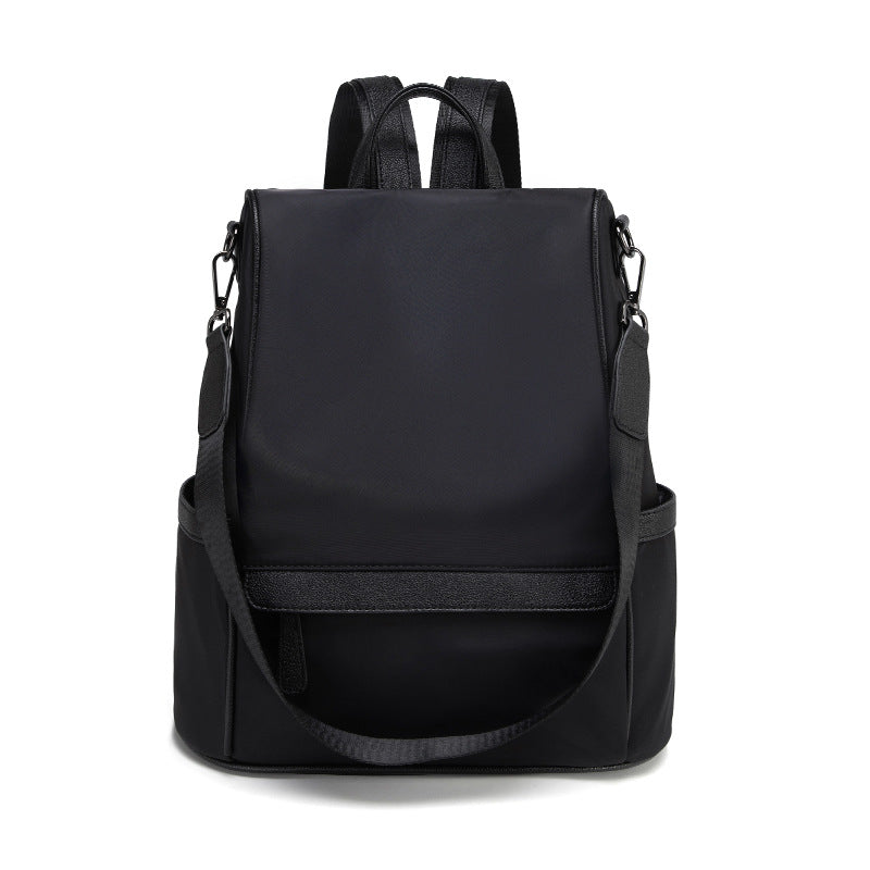 Women's Korean Fashionable Personalized Waterproof Oxford Cloth Backpacks
