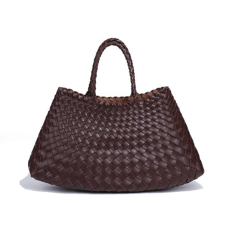 Women's French Food Basket Hand-woven Retro Art Versatile Handbags