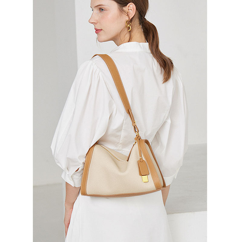 Female First Layer Leather High Sense Shoulder Bags