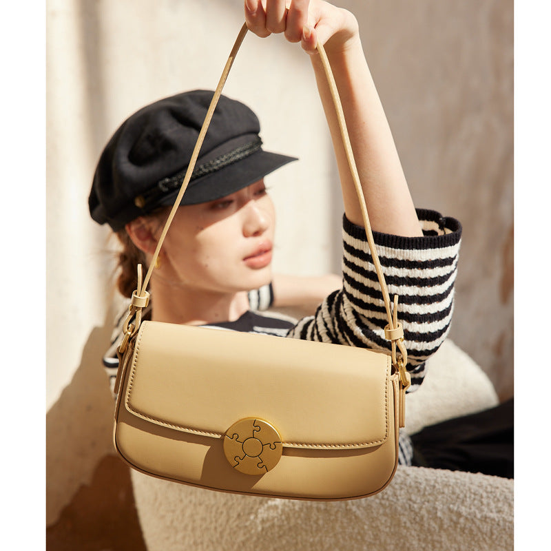 Women's High-grade Underarm Genuine Leather Summer Fashion Armpit Bags