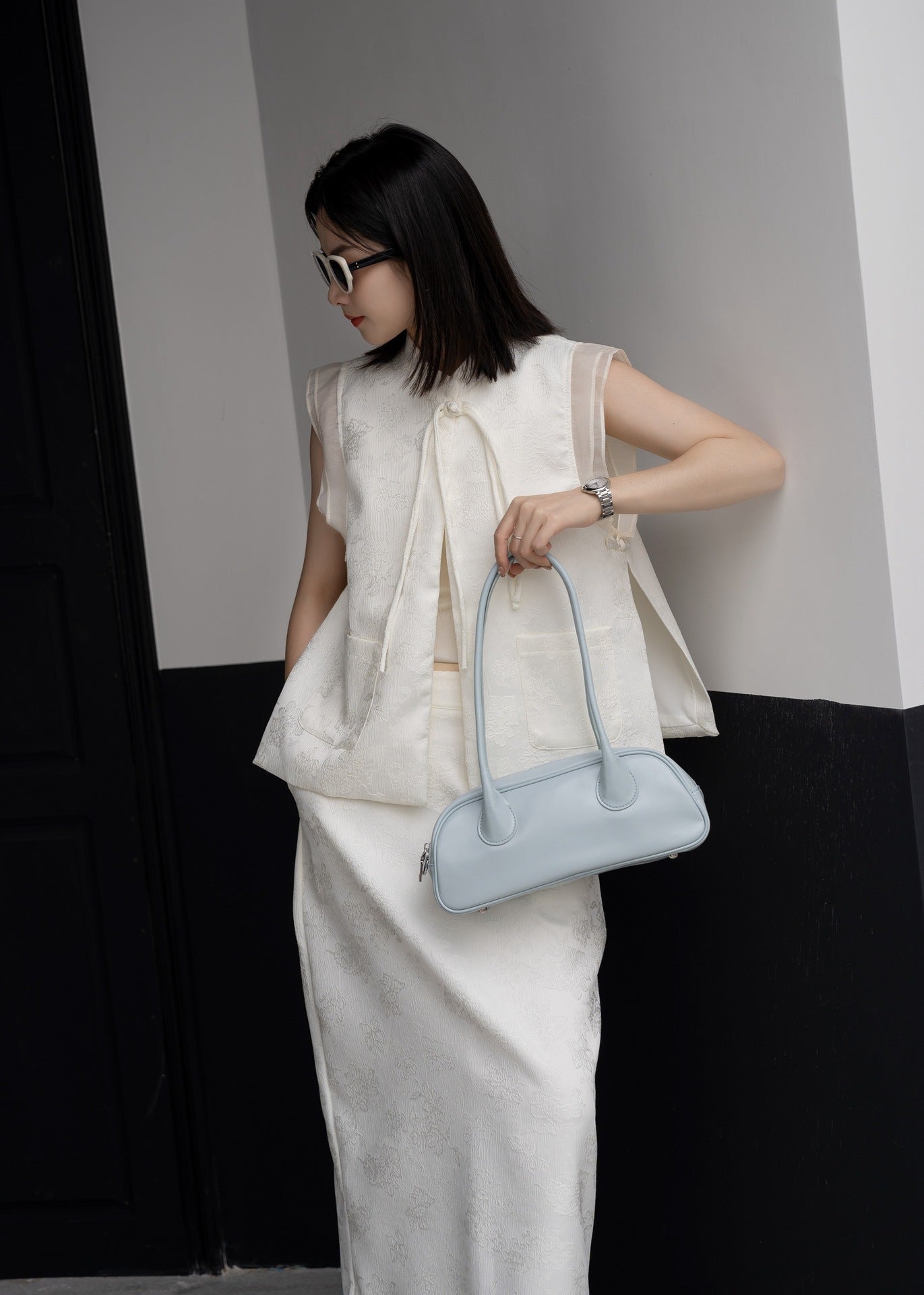 Capacity Female Stylish Good Texture Underarm Handbags