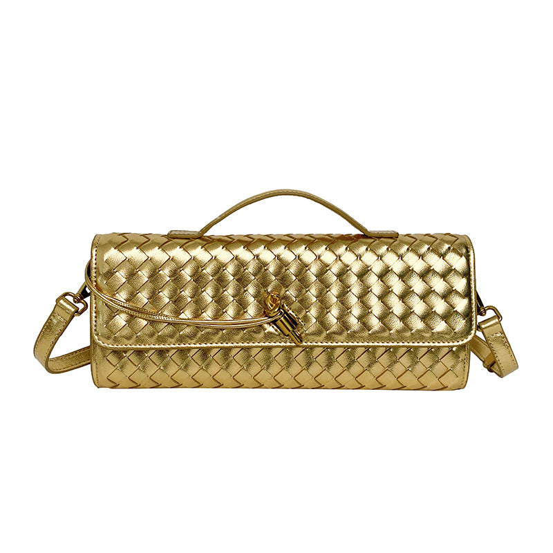 Hand-woven Fashion Medieval Baguette Exquisite Dinner Crossbody Bags