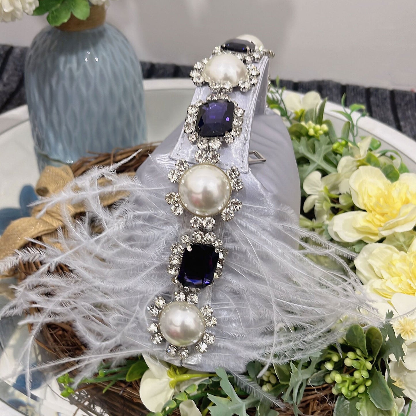 Women's Clutch Rhinestone Pearl Satin Lunch Box Summer Handbags