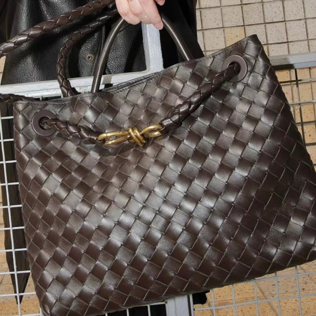Summer Woven Croissant Simple Fashion Elegant Bags