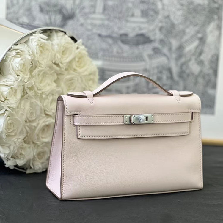 Ding Half Wax Line First Layer Handbags