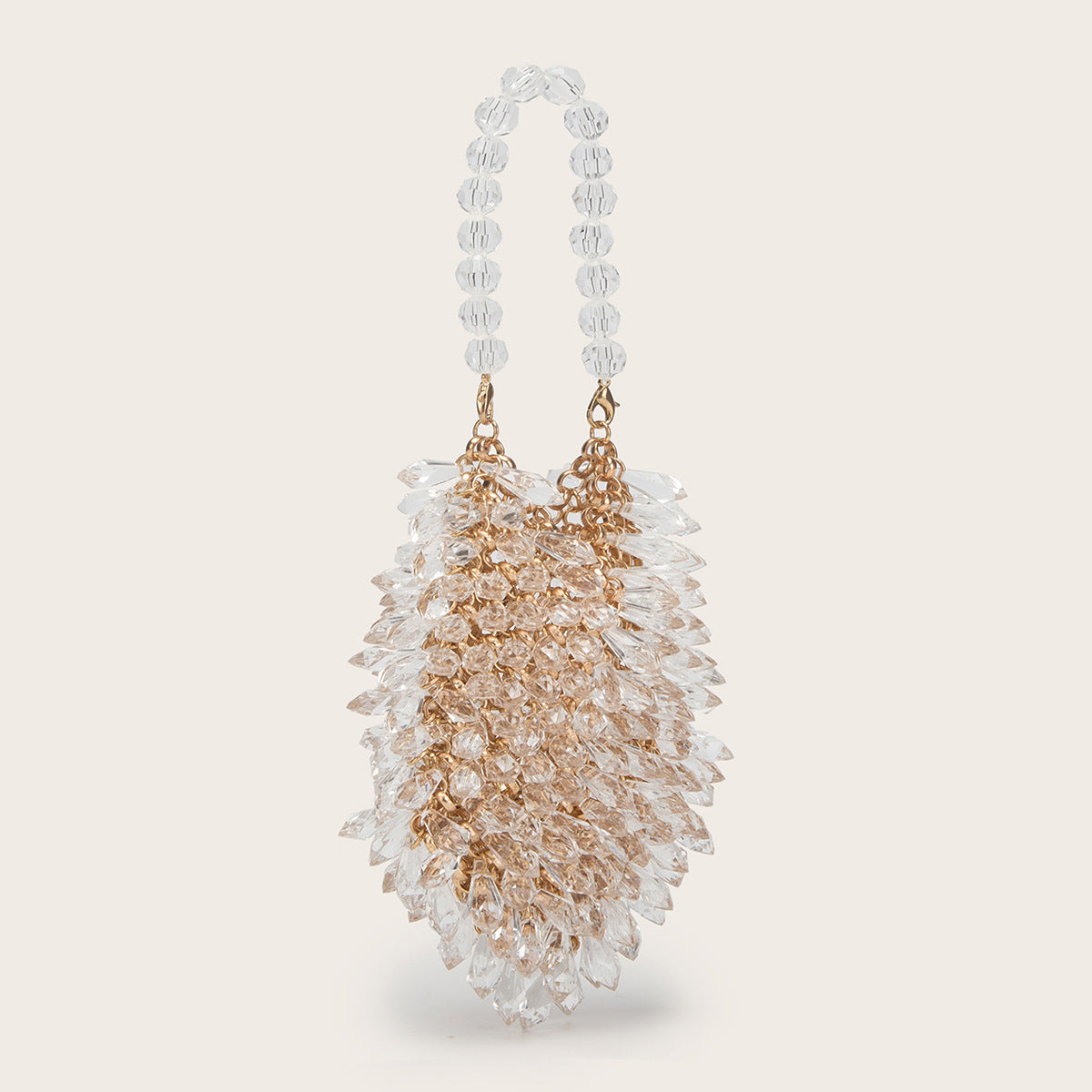 Women's Beads Portable Water Drop Fashion Temperament Handbags