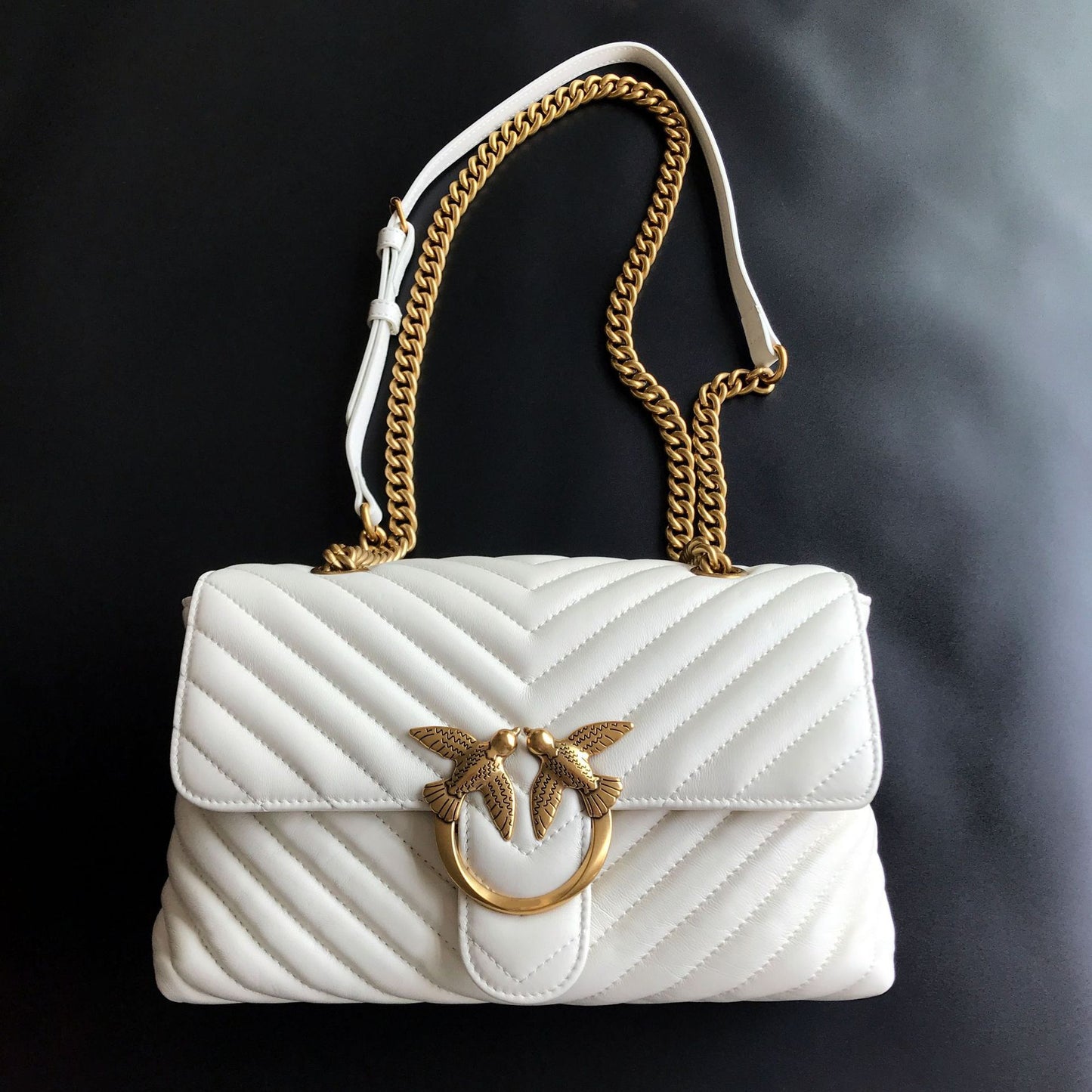 Women's Sheepskin Pillow Embroidery Thread Puff Chain Crossbody Bags