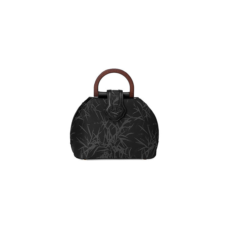Printed Wooden Ancient Style Cheongsam Banquet Bags