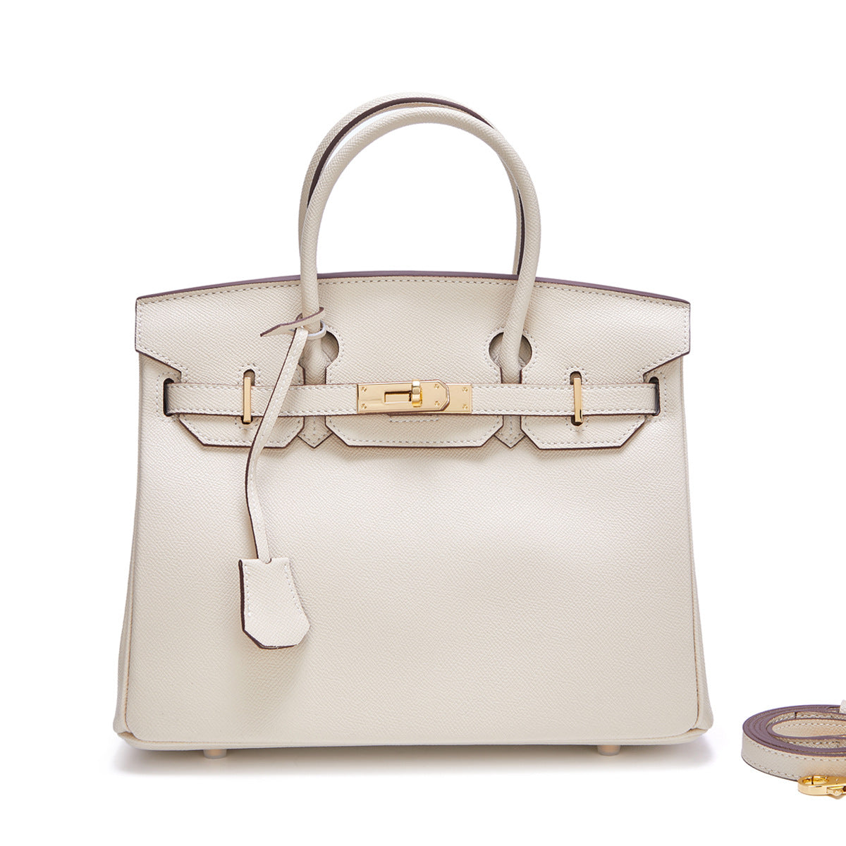 Women's Fashionable Elegant Palm Print Genuine Leather Textured Western Style Handbags