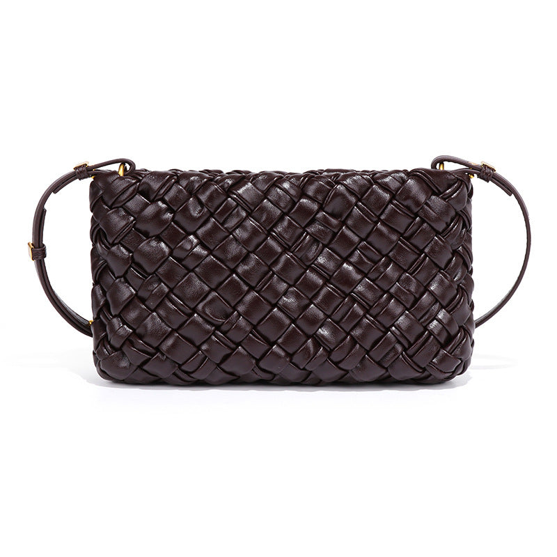 Western Style Fashionable Mobile Simple Woven Crossbody Bags