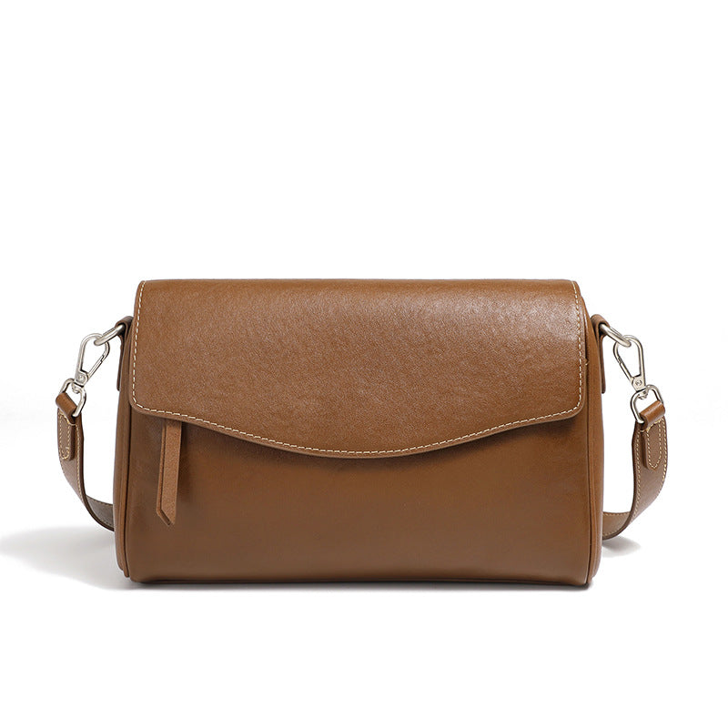 Women's High-grade Large Capacity Genuine Leather Pillow Crossbody Bags