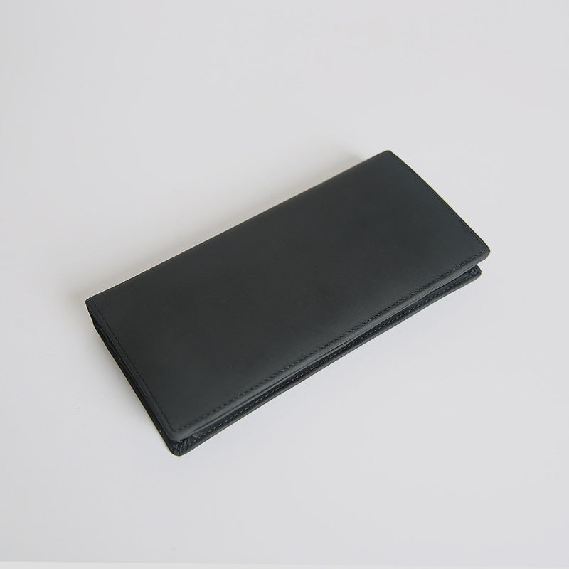 Men's Horse First Layer Cowhide Long Genuine Leather Men's Wallets