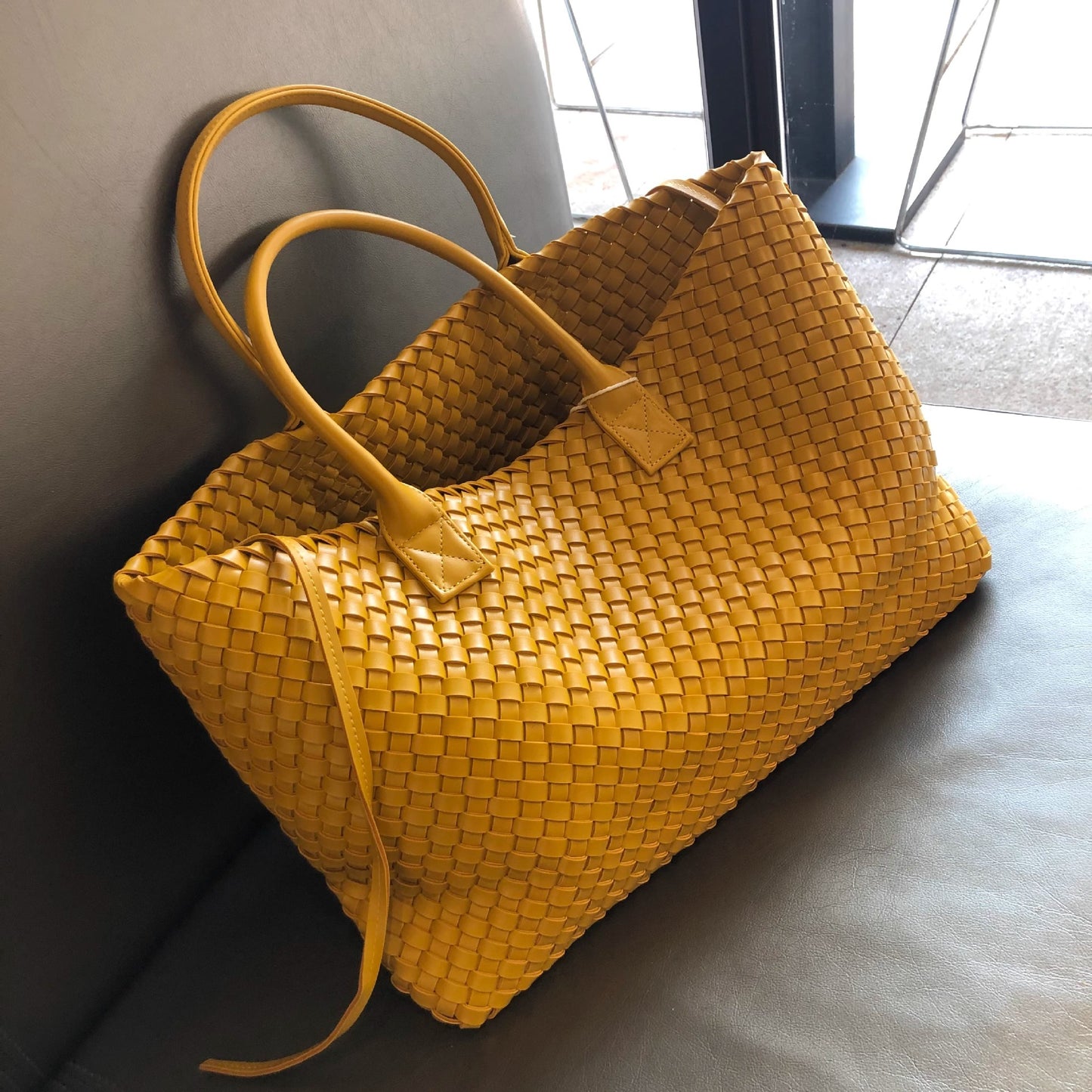 Women's Handmade Woven Big Large Capacity Fashion Shoulder Bags