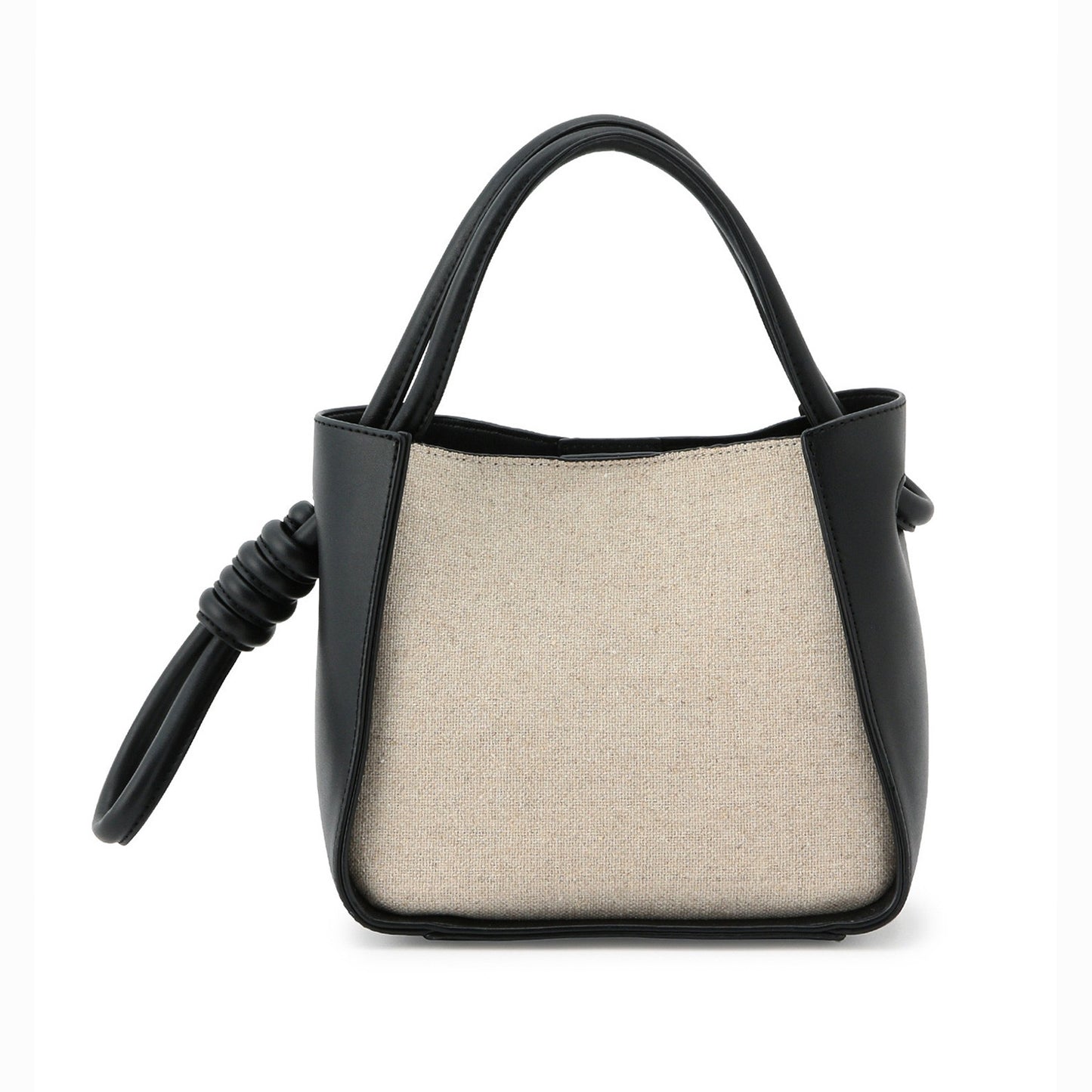 Women's Niche Designer Rope Canvas With First Layer Cowhide Crossbody Bags