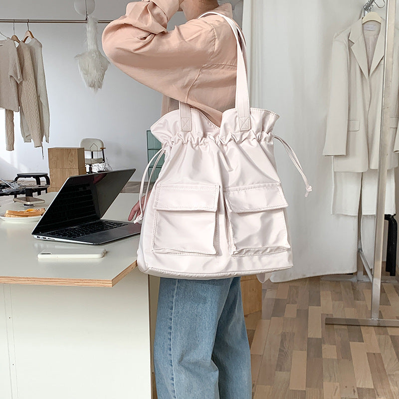 Nylon Working Style Large Capacity Commuter Backpacks