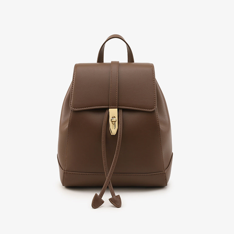 Women's Fashion Large Capacity Oily Leather Backpacks