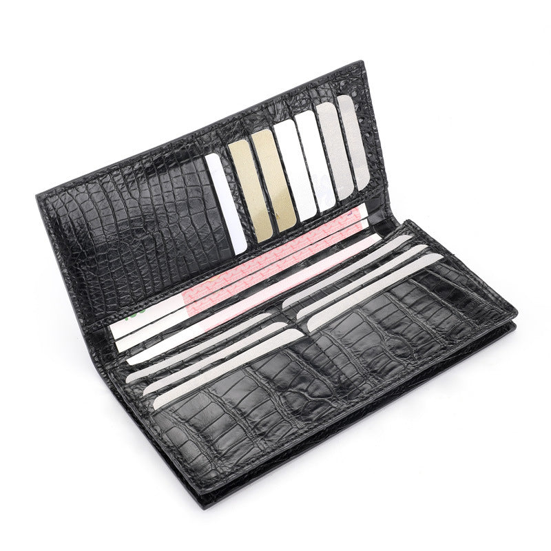 Leather Long Business Genuine Clutch Belly Men's Wallets