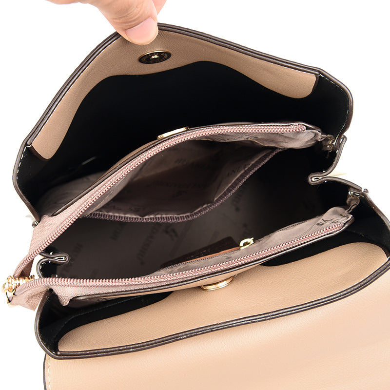 Women's Autumn Fashion Simple Large Capacity Soft Backpacks