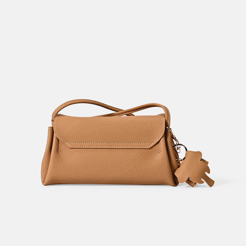 Women's Simple Cowhide Fashion Genuine Leather Delicate Shoulder Bags