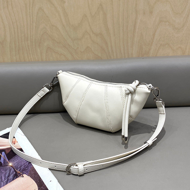 Women's Niche First Layer Cowhide Dumpling Large Capacity Bags