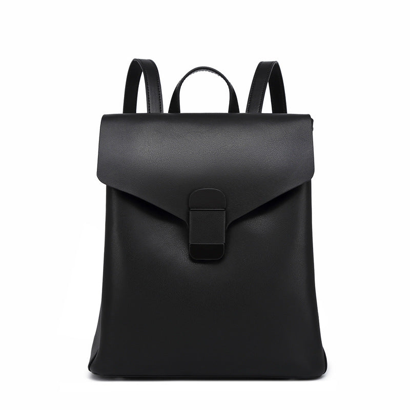 Women's Stylish Lightweight High-grade Cowhide Leather Summer Backpacks