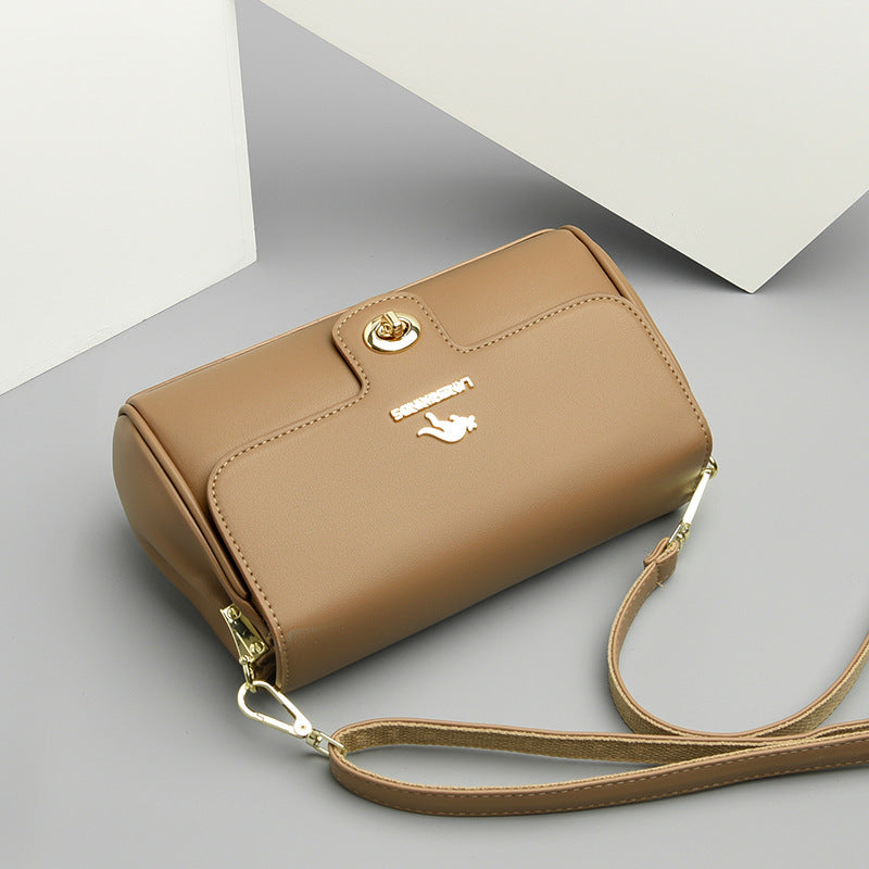 Mom Korean Simple Large Capacity Solid Crossbody Bags