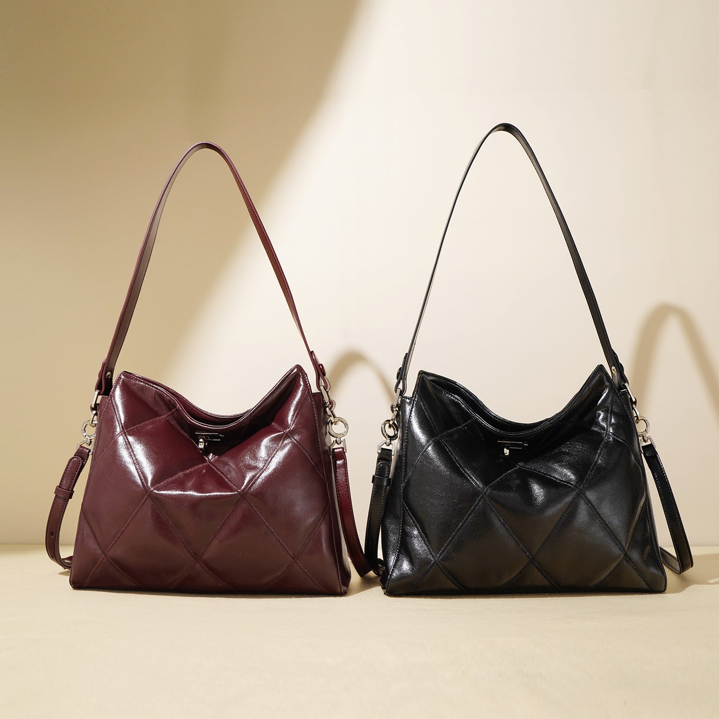 Women's Early Autumn First Layer Cowhide High-grade Large Shoulder Bags