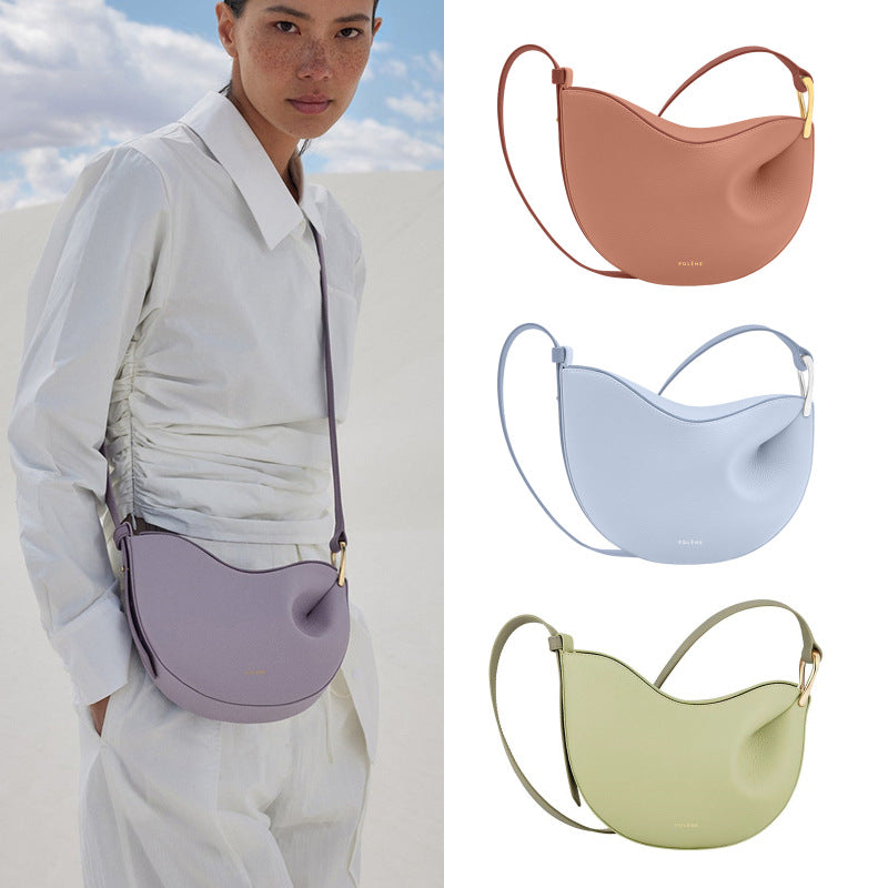 Pea Female First Layer Leather Fashion Crossbody Bags