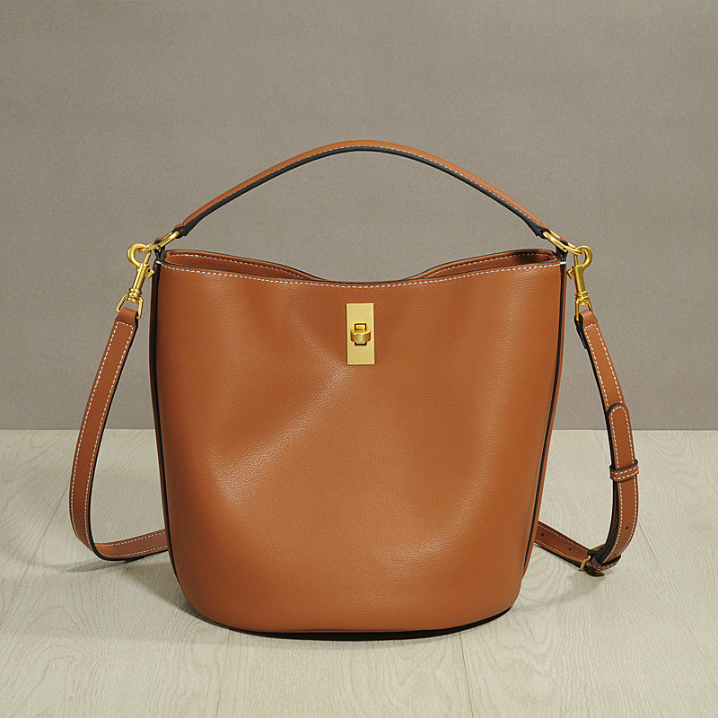 Charming Genuine Leather Large Capacity Mother Crossbody Bags