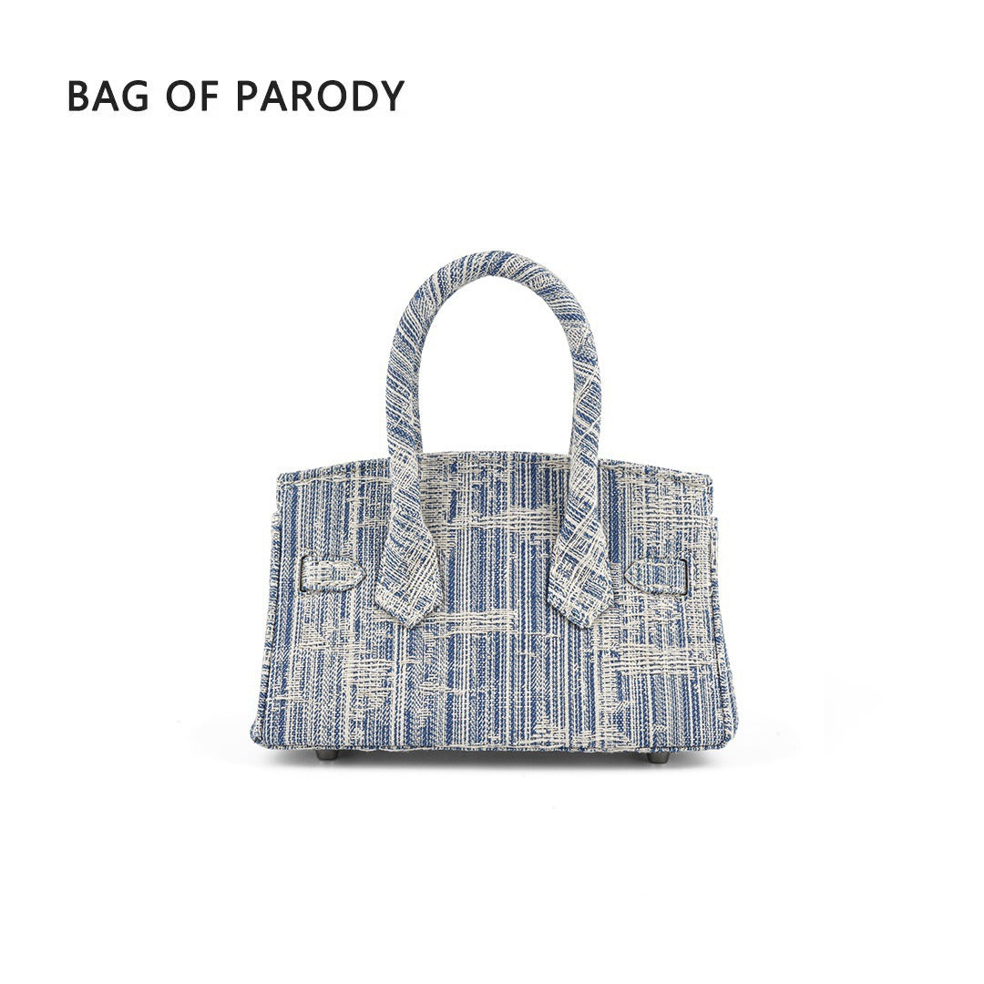 Women's For High-grade Portable Denim Suit Handbags