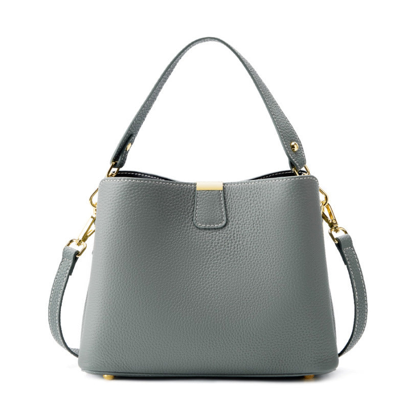First Layer Cowhide Trendy Simple Genuine Bags