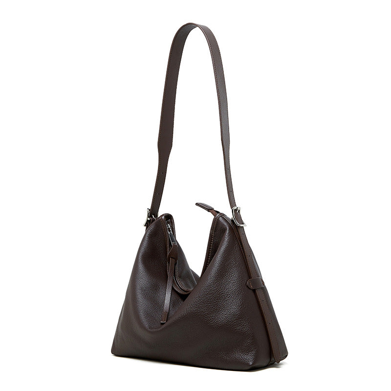Women's Genuine Leather Autumn High-grade Niche Underarm Bags