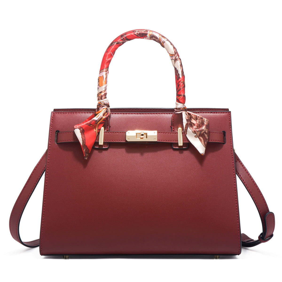 Women's Red Elegant Wedding Mother's Mother-in-law High-grade Shoulder Bags