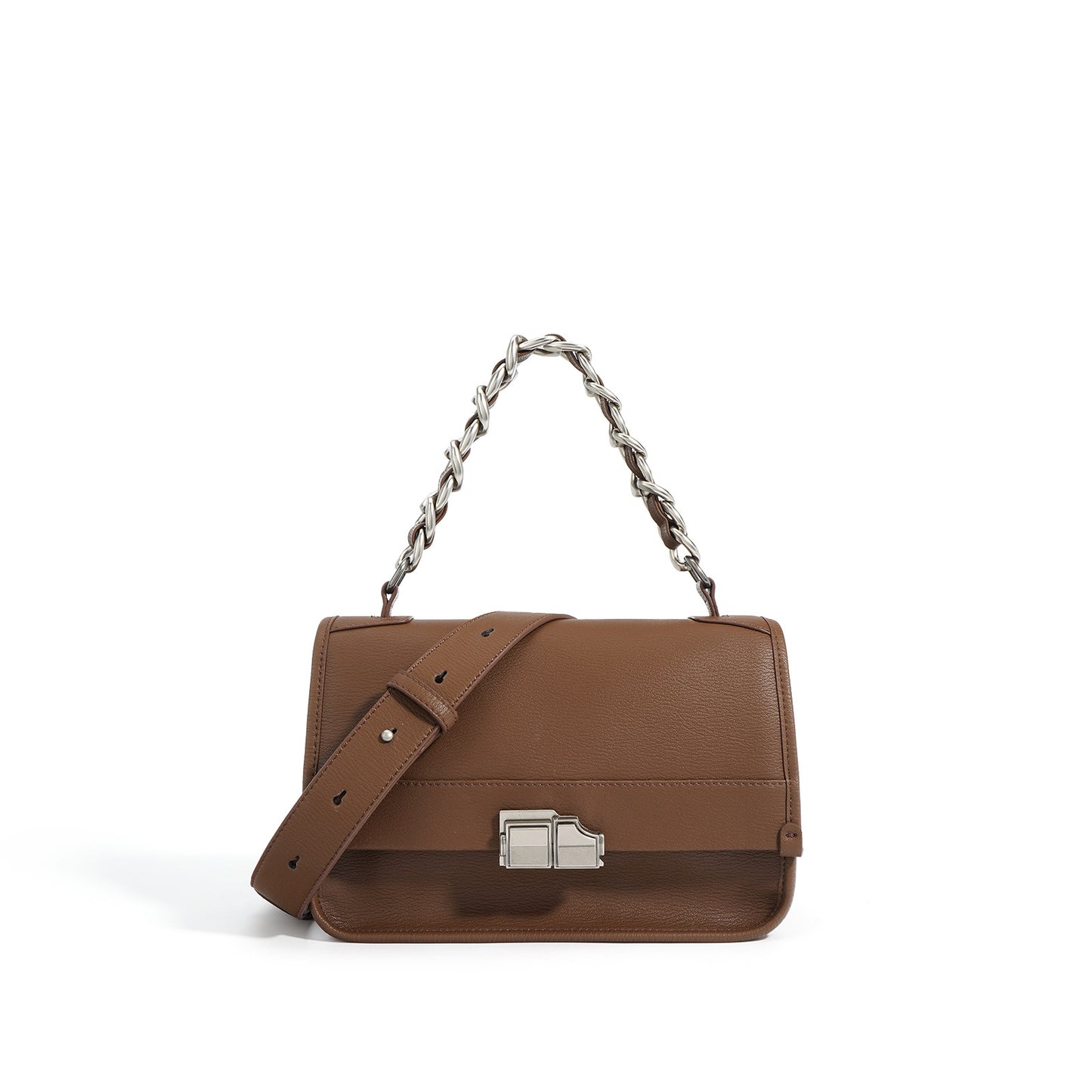 Genuine Leather Early Spring Commuter Design Crossbody Bags