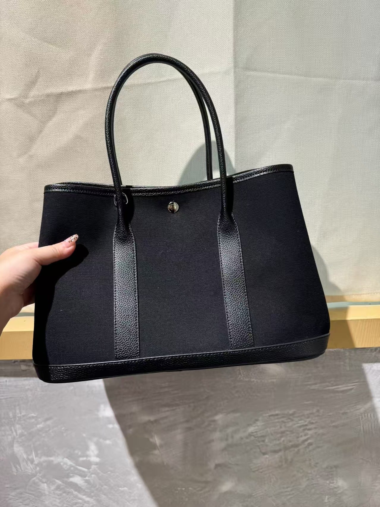 Slouchy Comfortable Women's Capacity Contrast Color Handbags