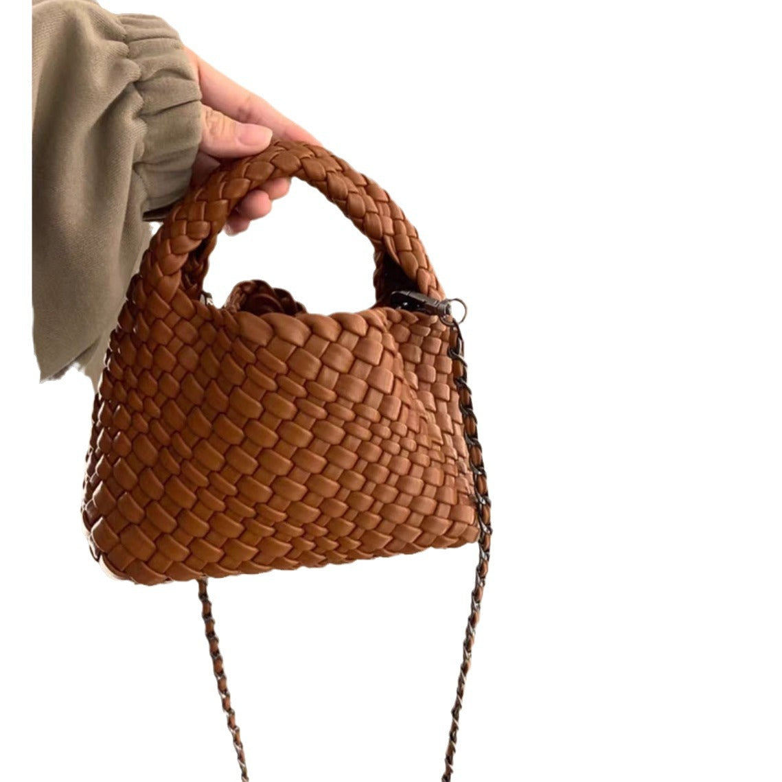 Women's Handmade Woven High-grade Mini Chain Handbags