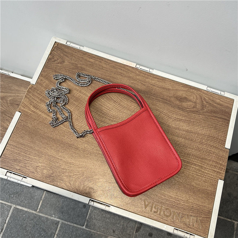 Summer Simple Genuine Leather Mini Cute Fashion Shoulder Bags