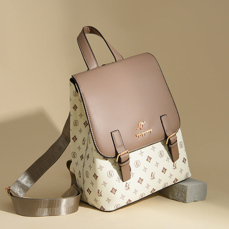 Striped Pattern Trendy Fashion Popular Style Backpacks